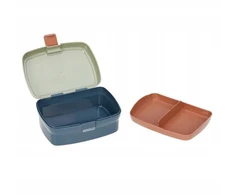 Lässig žalio olivinės spalvos pietų dėžutė berniukams ir mergaitėms - Lunchbox Happy Prints 245338