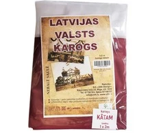Latvijos vėliava Uhh 100x200cm kotui