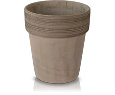 Lauko keraminis vazonas ITA, rudos sp., 40 x 45 cm