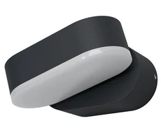 7,5W LED sieninis lauko šviestuvas ENDURA STYLE, tamsiai pilkas, 3000K, IP44