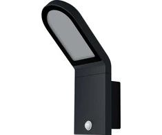 12W LED sieninis lauko šviestuvas ENDURA STYLE, tamsiai pilkas, 3000K, su judesio davikliu, IP44