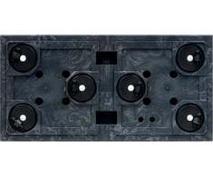 4IQ Vazonas "Antracitas" su vandens rezervuaru, 59 cm