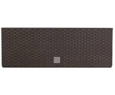 Lauko plastikinis vazonas RATO CASE, rudos sp., 18 x 58 x 20 cm