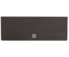 Lauko plastikinis vazonas RATO CASE, rudos sp., 18 x 58 x 20 cm