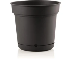 Lauko plastikinis vazonas TERA HYDRAL 33, antracito sp., 33 x 30 cm