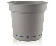 Lauko plastikinis vazonas TERA HYDRAL 33, pilkos sp., 33 x 30 cm