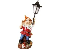 Lauko šviestuvas-nykštukas su saulės baterija IP44 Solar Light 1LED 1xAA