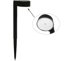 Lauko šviestuvas su saulės baterija IP44 1 LED/H31cm juodas