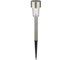 Lauko šviestuvas su saulės baterija Pros IP44 Solar Light 1LED H29.5cm chromo spalvos