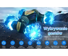 Lauko žaislas su nuotolinio valdymo pulteliu, 360° pasukimas, LED šviesos ir garsai, 2,4 GHz