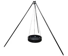 Laužavietės pagrindas su stovu ABAS D44xH115cm/3mm