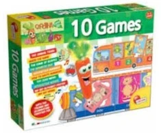 Lavinamieji žaidimai Carotina 10 Games Lisciani 10vnt. 3+ m.