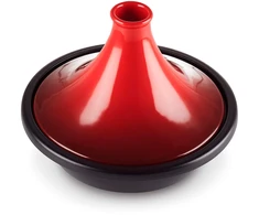 Le Creuset Tagine ketaus, apvalus, Ø 27 cm, indukcinis, kirschrot
