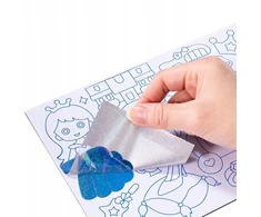 Lean Toys Kūrybinis folijos meno rinkinys „pasidaryk pats“ įklijavimas su blizgia folija