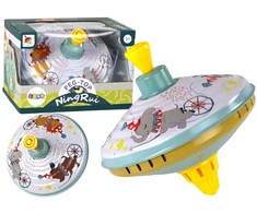 Lean Toys METALAS VERTI GYVŪNUS DIDELIS besisukantis klasikinis NELAIKUS žaislas