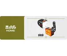 LED DVIRAČIO LIGHT USB C RINKINYS, skirtas priekyje ir gale, vandeniui atsparus priekinis galinis