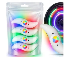 LED DVIRAČIO ŽIBINTAS, DVIRAČIO RATAS, APŠVIETIMAS NAKTĮ, Dviračiui 4x