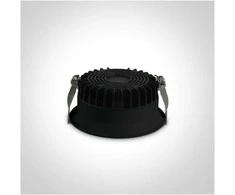 Bikuvalt 12W LED įleidžiamas šviestuvas, juodas, 3000/4000/5000K, 10109D/B/V