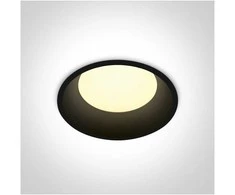 Bikuvalt 12W LED įleidžiamas šviestuvas, juodas, 3000/4000/5000K, 10109D/B/V