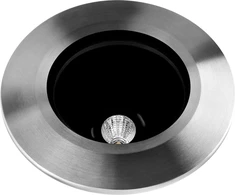 Sieninis šviestuvas Bikuva.lt 2.1W LED įleidžiamas šviestuvas ARKOSLIGHT DARK, 3000K (šiltai balta), IP65