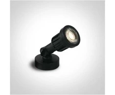5W LED įsmeigiamas sodo šviestuvas, juodas, 3000K, 7070/W