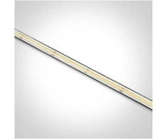 Bikuva.lt 8W/m lanksti COB LED juosta, 24V, IP67, 320LEDs/m, 3000K, 5m ritė, 7844W/W