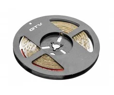 GTV LED juosta FLASH, 5050, 300 LED neutralios baltos spalvos, 72 W, be gelio, 10 mm, 5 m riti