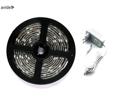 LED juostos komplektas AVIDE, IP20, RGB, 24W, 4000K ,960lm, komplekte adapteris iš 220V į 12V, 2m