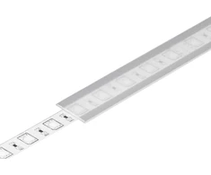 Bikuva.lt LED juostos profilio dangtelis A1 SLIDE, matinis, 2m