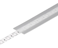 Bikuva.lt LED juostos profilio dangtelis E, matinis, 2m