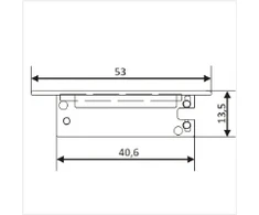 Bikuva.lt LED juostos profilio FLAT8 užbaigimo elementai, juodi, 2vnt.