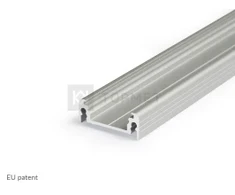 Bikuva.lt 3m LED juostos profilio SURFACE14, anoduotas
