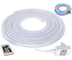 LED juostos rinkinys SPECTOR LIGHT,IP44,45W,RGB neoninė šviesa,valdoma pulteliu,5m,60LED/m