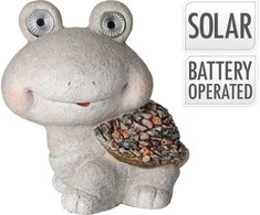 LED lauko šviestuvas - dekoracija VĖŽLYS, įkraunama saulės energija, 25x16x27cm
