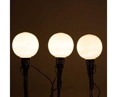 LED lauko šviestuvas su saulės baterija IP44 10vnt./1.2V Ni-MH spalvota