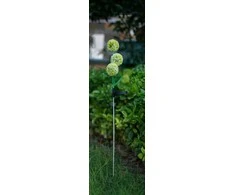LED lauko šviestuvas su saulės baterija IP44 H100cm/1.2V 300mAH