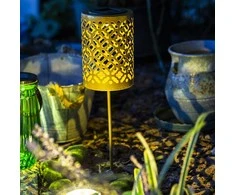 LED lauko šviestuvas su saulės baterija IP44 1xAA/1.2V 600mAH šilta balta