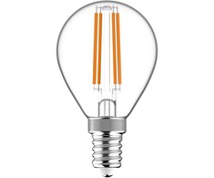 LED lemputė AVIDE, E14, G45, 4W (=40W), 3000K, 220-240V, 470 lm, 360°