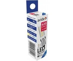 LED lemputė AVIDE, E14, JD, 4,5W (=41W), 6400K, 220-240V, 420 lm, 220°