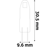 Avide LED lemputė 1.2W G4 4000K