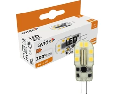 LED lemputė AVIDE, G4, 2W (=21W), 4000K, 12V, 210 lm, 160°