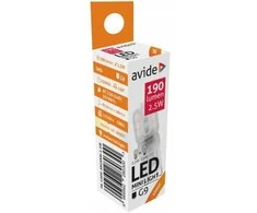 LED lemputė AVIDE, G9, 2,5W (=25W), 4000K, 220-240V, 190 lm, 160°