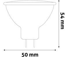 LED lemputė Avide 6W GU5.3 12V 3000K
