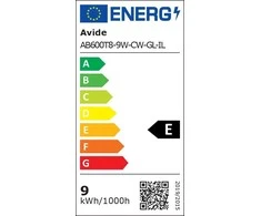 LED lemputė AVIDE, T8, G13, 9W (=29W), 3000K, 1080 lm, 240 °, 60 cm
