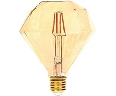 LED lemputė BESK DM Deimanto formos 4W E27 3000K Šiltai balta