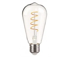 LED lemputė BESK ST64 6W E27 3000K Šilta balta