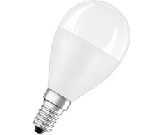 LED lemputė OSRAM, E14, P60, burbuliuko formos, 7W, 4000K, 806 lm, non-dim, matinė