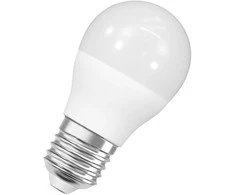 LED lemputė OSRAM, E27, P60, burbuliuko formos, 7W, 4000K, 806 lm, non-dim, matinė