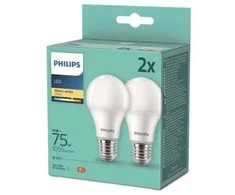 LED lemputė PHILIPS, A67, 13W(=100W),E27,2700K,1521lm,NON-DIM,šiltai baltos spalvos,2vnt.