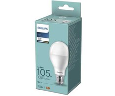 LED lemputė PHILIPS, E27, A67, 3000 K, 14,5W (=105W), 1650 lm, NON-DIM